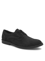 Halbschuhe Herren APPLE-20 MI08 Schwarz Schnrboots