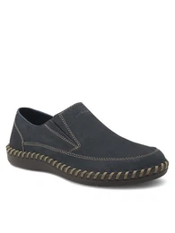 Halbschuhe Herren B2454-14 Dunkelblau Schnrboots