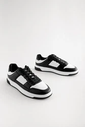 Next EDIT Tennisschuhe Sneaker Schwarz/Weiß