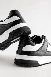 Next EDIT Tennisschuhe Sneaker Schwarz/Weiß
