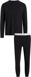 Pyjama L/S JOGGER SET (Set, 2 tlg) mit schmalem Bein