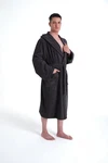 Bruno Banani Herrenbademantel Clement Dunkelblau/Blau/Schwarz/Dunkelgrau/Grau