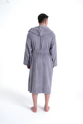 Bruno Banani Herrenbademantel Clement Dunkelblau/Blau/Grau/Lila/Dunkelgrau