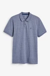 Next Piqu-Poloshirt Blau/Dunkelblau/Grau/Hellblau