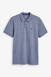 Next Piqu-Poloshirt Blau/Dunkelblau/Grau/Hellblau