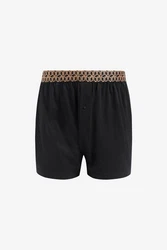 Next Loose-Fit Boxershorts aus Baumwolle (4-St) Schwarz/Khaki