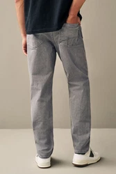 Next Regular-Fit-Jeans aus überfärbtem Denim Hellgrau/Grau/Dunkelgrau