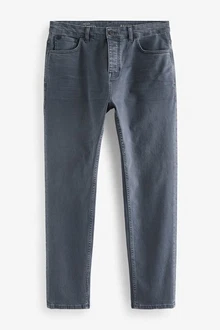 Next Regular-Fit-Jeans aus überfärbtem Denim Blau/Dunkelblau/Grau/Dunkelgrau