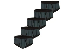ESGE Slip Feinripp (5-Stück) Herren Türkis/Blau/Grün/Dunkelblau
