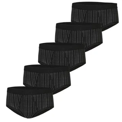 ESGE Slip Feinripp (5-Stück) Herren Schwarz/Dunkelgrau