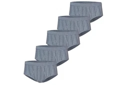 ESGE Slip Feinripp (5-Stück) Herren Blau/Grau/Dunkelblau