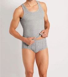 ESGE Slip Feinripp (5-Stück) Herren Blau/Grau/Dunkelblau
