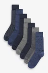Next Kurzsocken Herrensocken 7er-Pack Dunkelblau/Grau