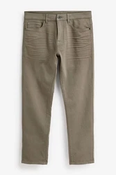 Next Motion Flex Stretch Jeans Slim Khaki/Dunkelgrün