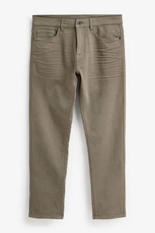 Next Motion Flex Stretch Jeans Slim Khaki/Dunkelgrün