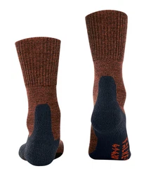 FALKE Sportsocken TK1 Adventure Wool Braun/Dunkelbraun/Orange/Rot