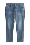 Next Slim-fit-Jeans Klassische Stretch-Jeans Blau/Hellblau