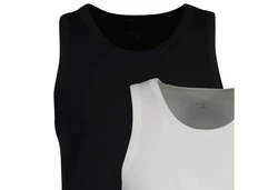 GANT Herren Unterhemd 2er Pack TANK TOP schwarz/weiß