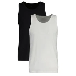 GANT Herren Unterhemd 2er Pack TANK TOP schwarz/weiß