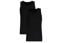 GANT Herren Unterhemd 2er Pack TANK TOP schwarz
