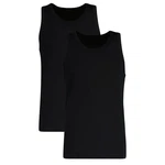 GANT Herren Unterhemd 2er Pack TANK TOP schwarz