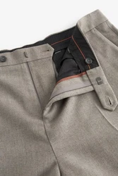 Next Relaxed Fit Donegal-Anzug Hose Khaki/Braun/Beige/Grau