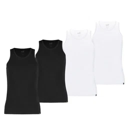 Unterhemd Herren Tank Top, 4er Pack - Basic, Unterhemd, (Packung, 4er Pack)