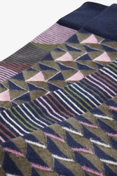 Next Bandeau-Bikini-Top Kurzsocken Gemusterte Socken im 5er-Pack Dunkelblau/Mischfarben