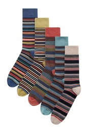 Kurzsocken Gemusterte Socken im5er-Pack (5-Paar)