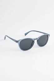 Bandeau-Bikini-Top Runde entspiegelte Sonnenbrille (1-St)