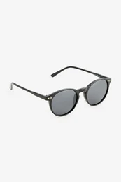 Bandeau-Bikini-Top Runde entspiegelte Sonnenbrille (1-St)