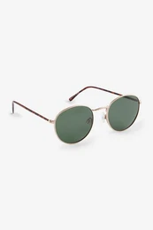 Bandeau-Bikini-Top Runde entspiegelte Sonnenbrille (1-St)