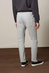 Next Slim Fit Stretch Jeans Hellgrau/Grau/Khaki