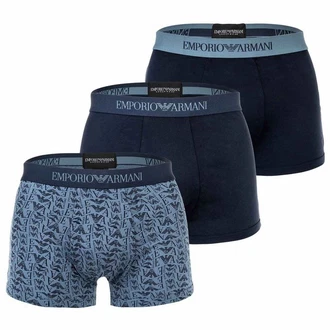 Emporio Armani Herren Trunks 3er Pack Pure Cotton Boxershorts