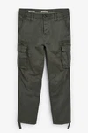 Next Bandeau-Bikini-Top Authentische Stretch-Cargohose (1-St) Dunkelgrün/Khaki/Grün
