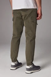 Next Utility-Cargohose Khaki/Dunkelgrün