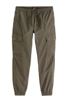 Next Utility-Cargohose Khaki/Dunkelgrün