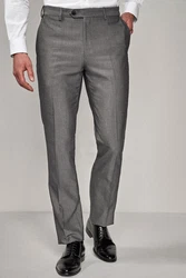 Next Anzughose Tailored Fit Grau/Hellgrau
