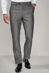 Next Anzughose Tailored Fit Grau/Hellgrau