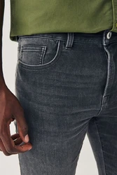 Next Bandeau-Bikini-Top Skinny-fit-Jeans (1-St) Grün/Grau/Gelb