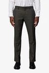 Next Anzughose Slim Fit strukturiert Khaki/Dunkelgrün