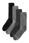 Next Schwere Socken 4er-Pack Schwarz/Dunkelgrau/Grau