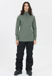 WHISTLER Langarmshirt Baggio Dunkelgrün/Grün