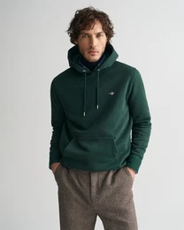 Hoodie REG SHIELD HOODIE mit Logostickerei auf der Brust