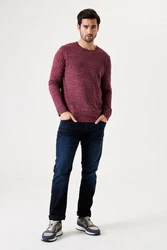 Garcia Strickpullover Dunkelrot/Bordeaux/Rot