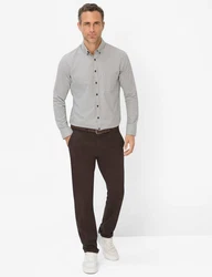 EUREX by BRAX Hose Style JIM Khaki/Dunkelbraun/Dunkelgrün/Braun