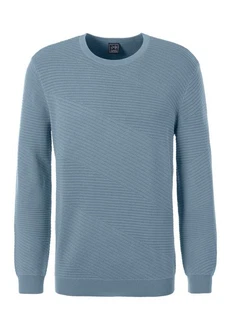 John Devin Strickpullover Strukturstrick Blau/Grau/Hellblau/Dunkelblau John Devin Strickpullover Strukturstrick Blau/Grau/Hellblau/Dunkelblau