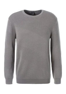 John Devin Strickpullover Strukturstrick Grau/Dunkelgrau/Hellgrau John Devin Strickpullover Strukturstrick Grau/Dunkelgrau/Hellgrau