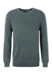 John Devin Strickpullover Strukturstrick Grün/Türkis