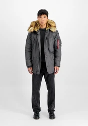 Alpha Industries Winterjacke Polar Jacket Hellgrau/Dunkelgrau/Grau/Dunkelblau/Braun